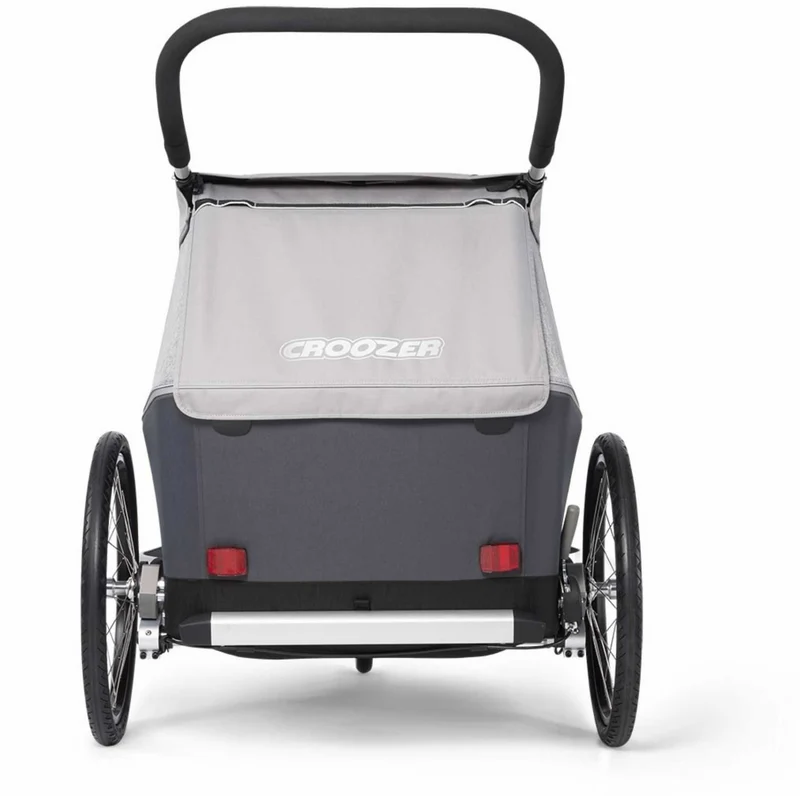 Ausstellungsstück - Croozer Kid Keeke 2 Fahrradanhänger stone grey