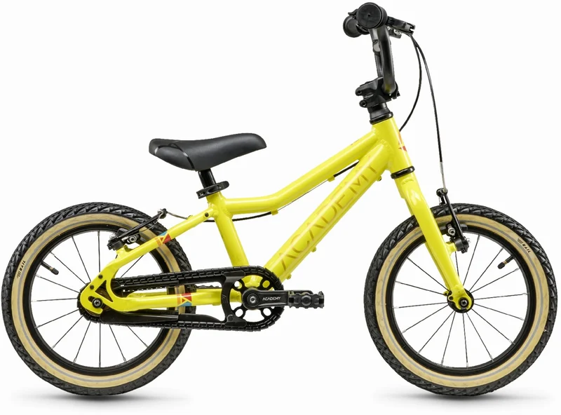 Academy Grade 2 Kinderrad Diamant Knick 14" yellow