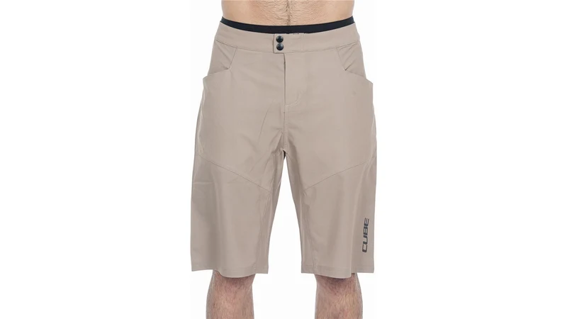 Cube ATX Baggy Shorts Cmpt inkl. Innenhose sand