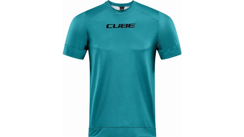 Cube ATX Rundhalstrikot Kurzarm light blue