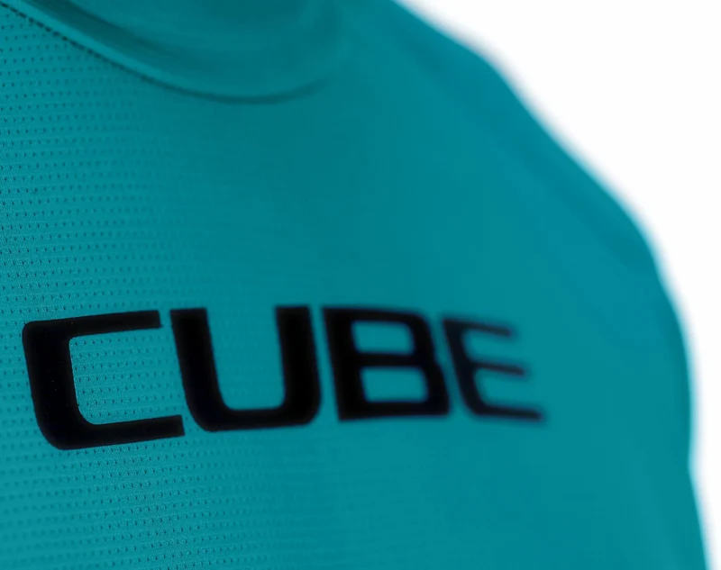 Cube ATX Rundhalstrikot Kurzarm light blue