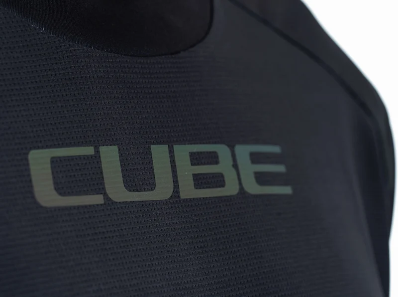 Cube ATX Rundhalstrikot Langarm black
