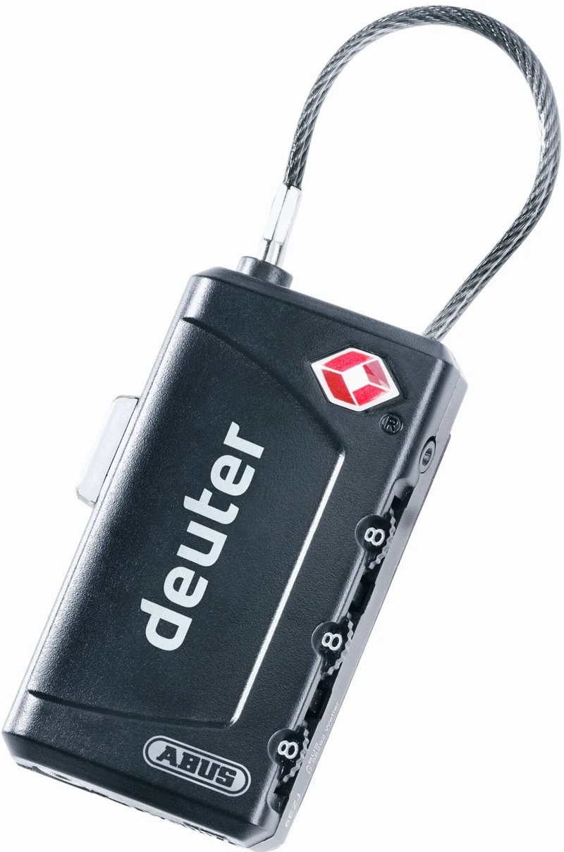 Deuter TSA Cable Lock Kabelbügelschloss black