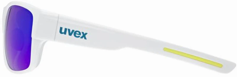 Uvex Esntl Urban Brille white matt/mirror blue