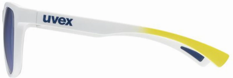Uvex Esntl Spirit Brille white matt/mirror blue