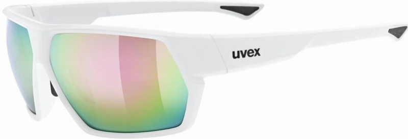 Uvex Sportstyle 238 Sportbrille white matt/mirror pink