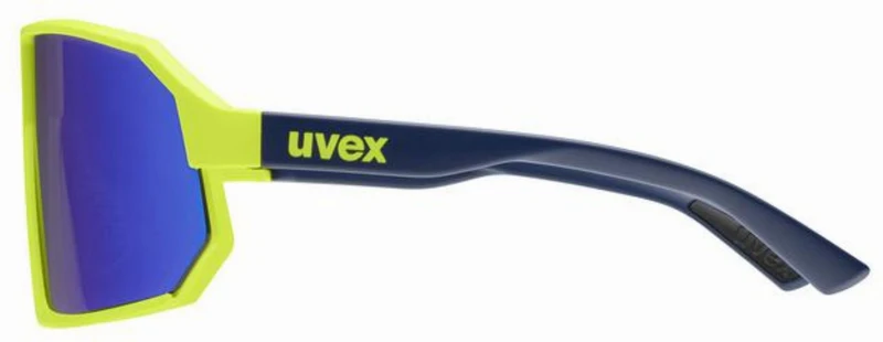 Uvex Sportstyle 237 MTB Brille blue yellow/mirror blue