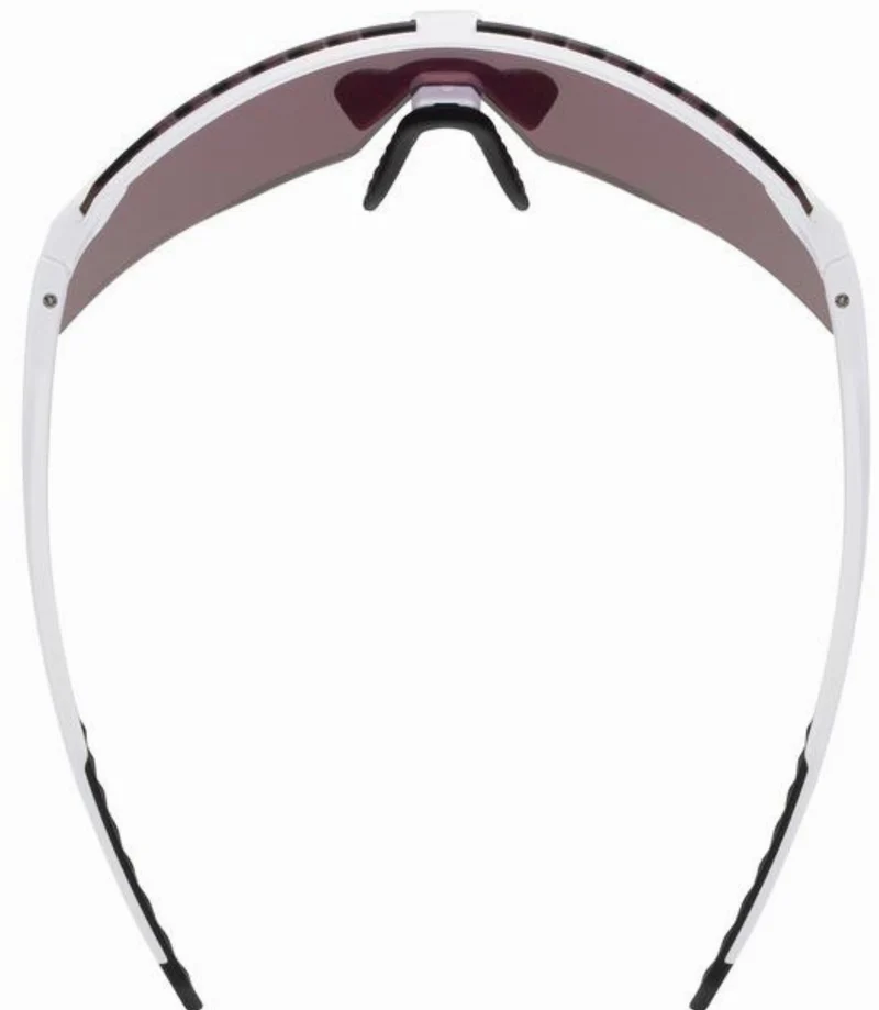 Uvex Pace Stage CV Sportbrille white matt/yummy yellow