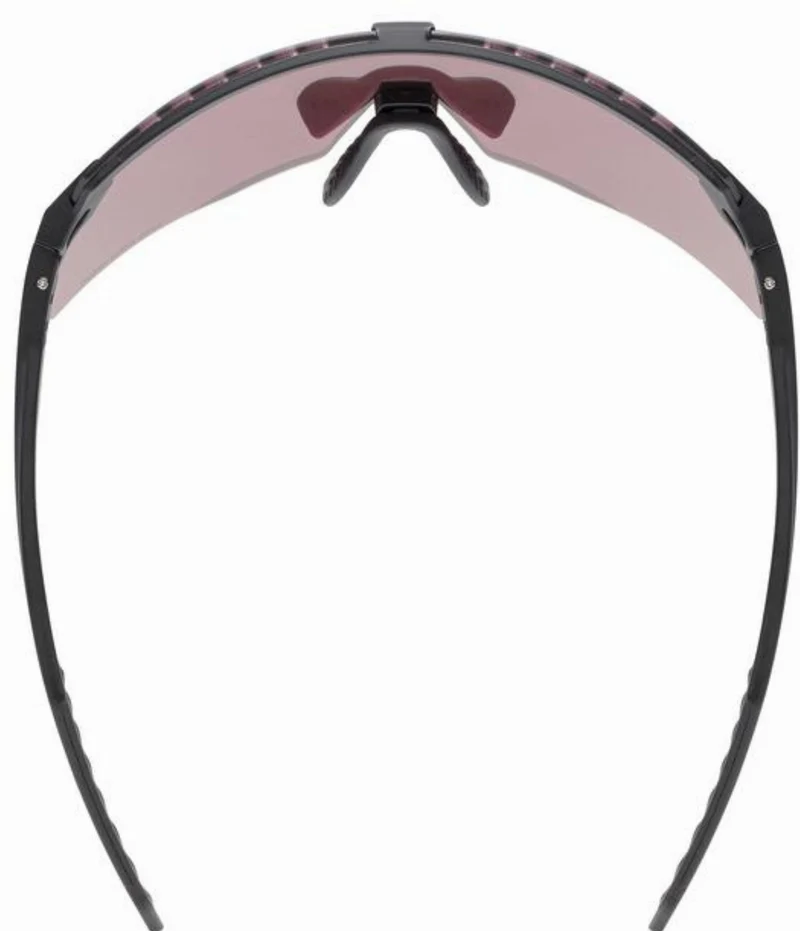 Uvex Pace Stage CV Sportbrille black matt/pushy pink