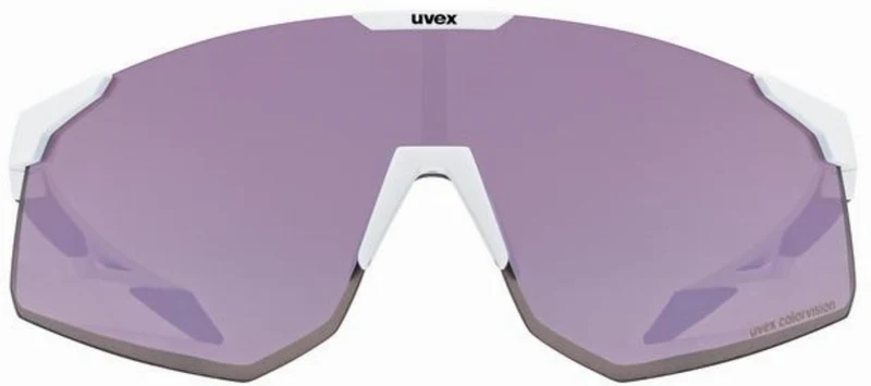 Uvex Pace Perform CV Sportbrille white matt/pushy pink
