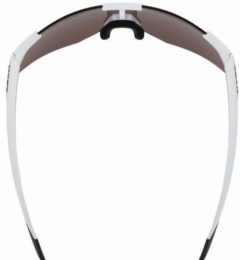 Uvex Pace Perform CV Sportbrille white matt/glossy green