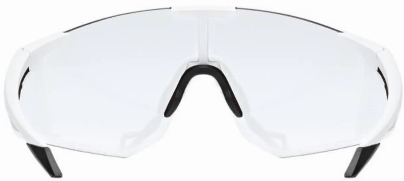 Uvex Pace Perform S V Sportbrille white matt/litemirror silver
