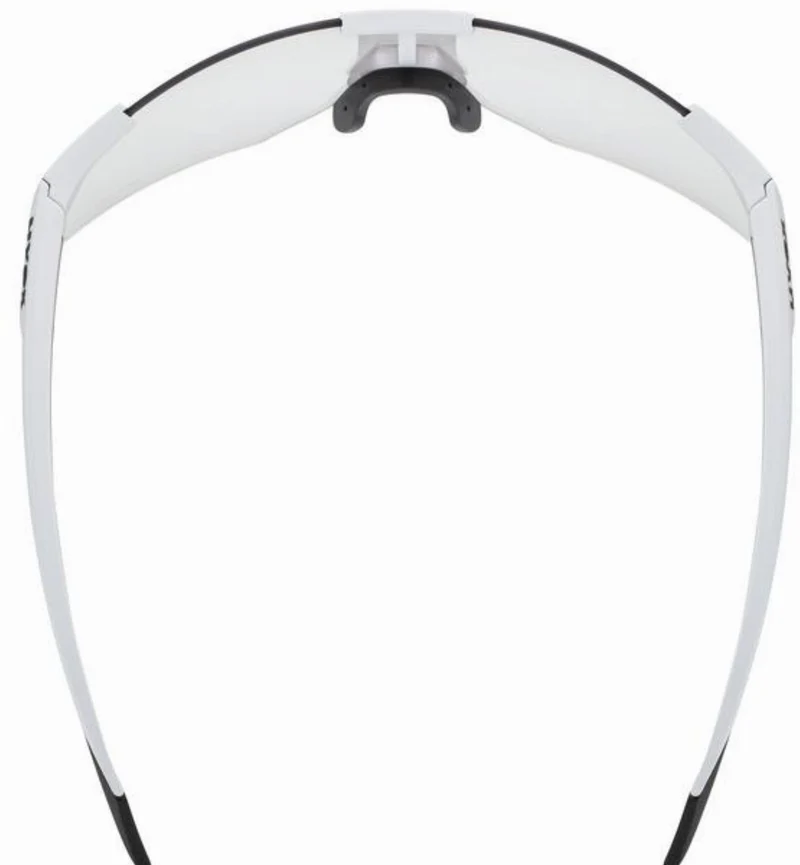 Uvex Pace Perform S V Sportbrille white matt/litemirror silver