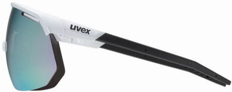 Uvex Pace One Sportbrille white matt/mirror lavender