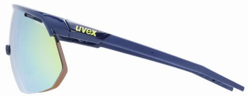 Uvex Pace One Sportbrille blue/mirror yellow