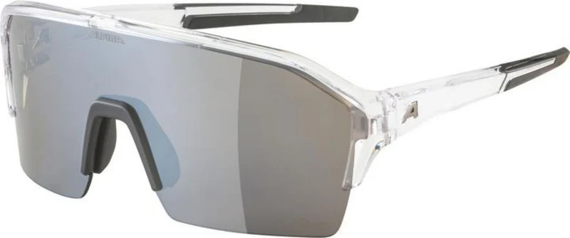 Alpina Ram HR Q-Lite Sportbrille transparent/mirror silver one size