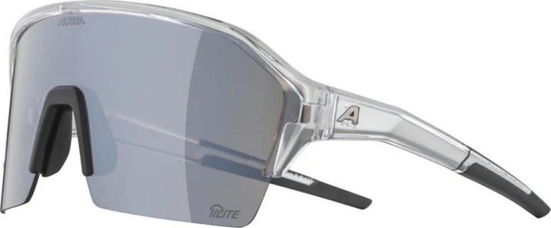 Alpina Ram HR Q-Lite Sportbrille transparent/mirror silver one size