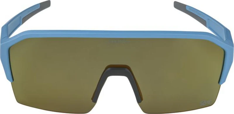 Alpina Ram HR Q-Lite Sportbrille smoke-blue matt/mirror gold one size