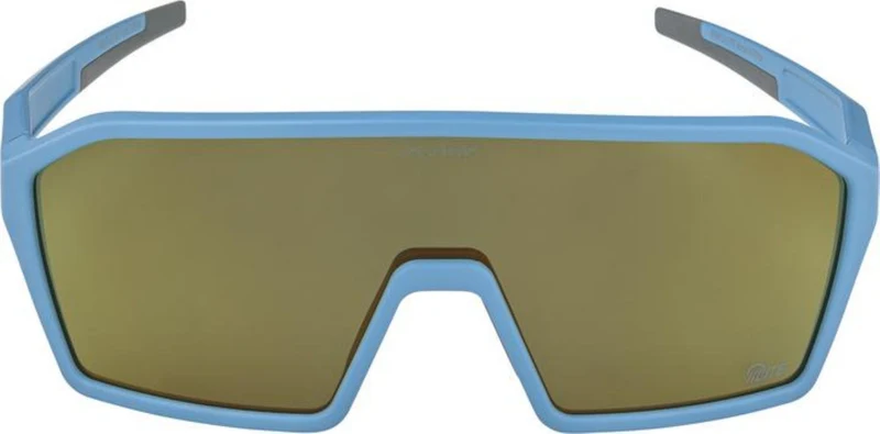 Alpina Ram Q-Lite Sportbrille smoke-blue matt/mirror gold one size