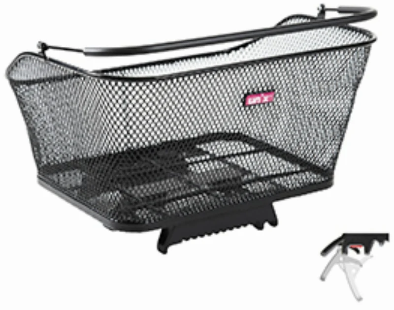 Unix Fabiano Einkaufskorb mit TopKlip schwarz 20 L