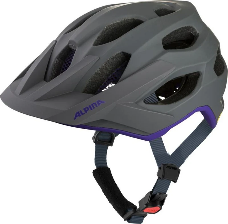 Alpina Apax Mips MTB-Helm midnight-grey purple matt 52-57 cm