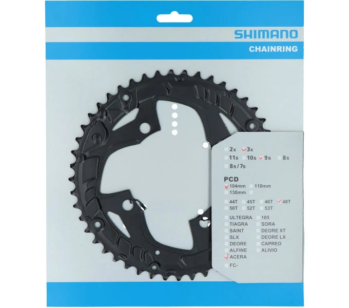 Shimano Kettenblatt ACERA FC-T3010 48 Zähne für KSR