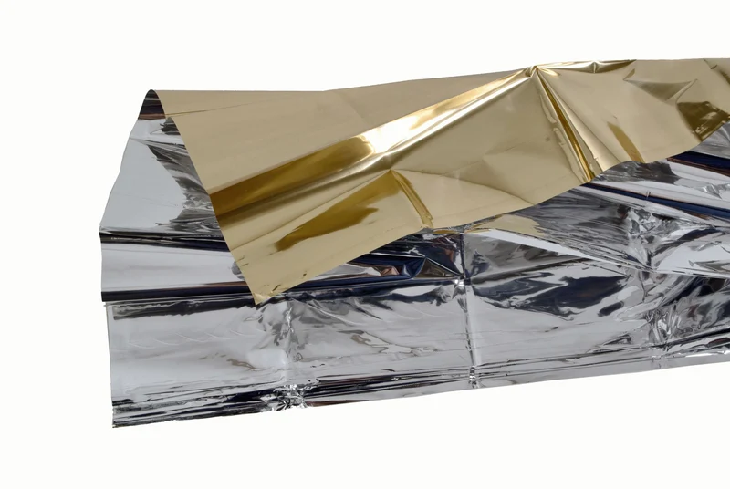 Rettungsdecke 'Gold/Silber'