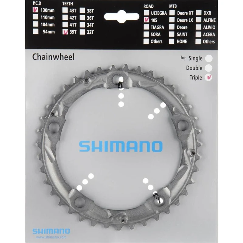 Shimano Kettenblatt 39Z.5703 3f. Silb.