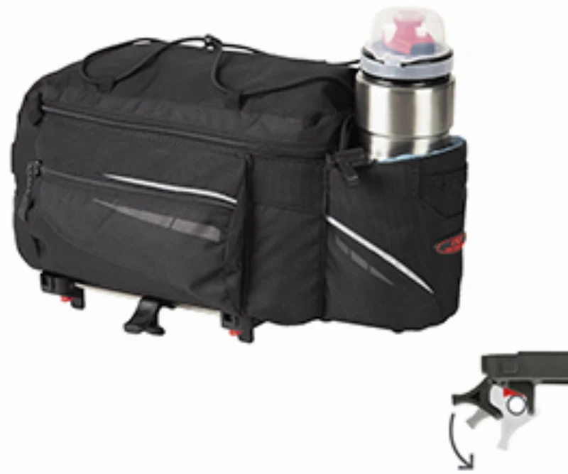 Norco Ohio Gepäckträgertasche schwarz 7,5 L + 0,75 L