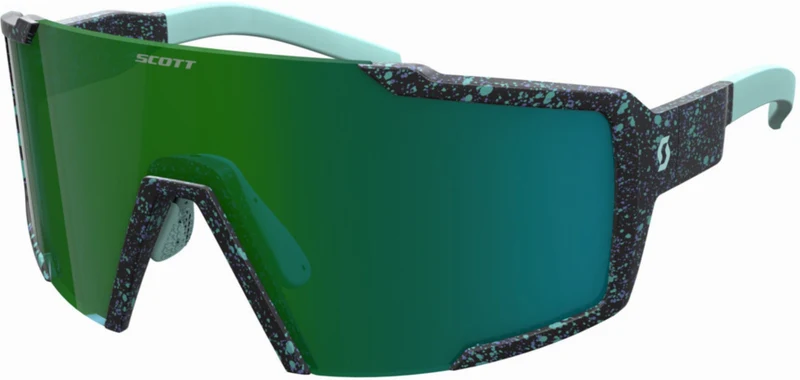 Scott Shield Sonnenbrille terrazzo black/green chrome