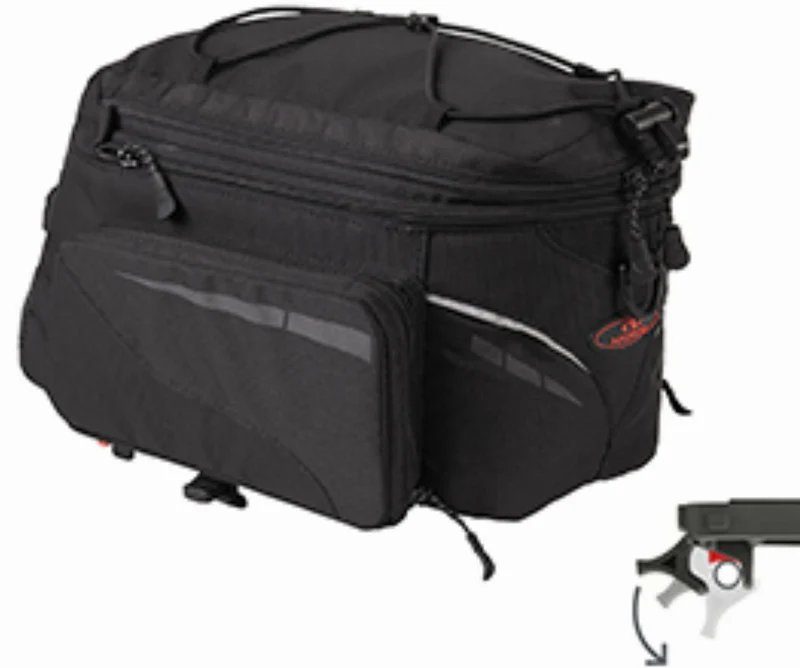 Norco Canmore Gepäckträgertasche mit UniKlip 2 Adapter schwarz 8,5/10,5 L