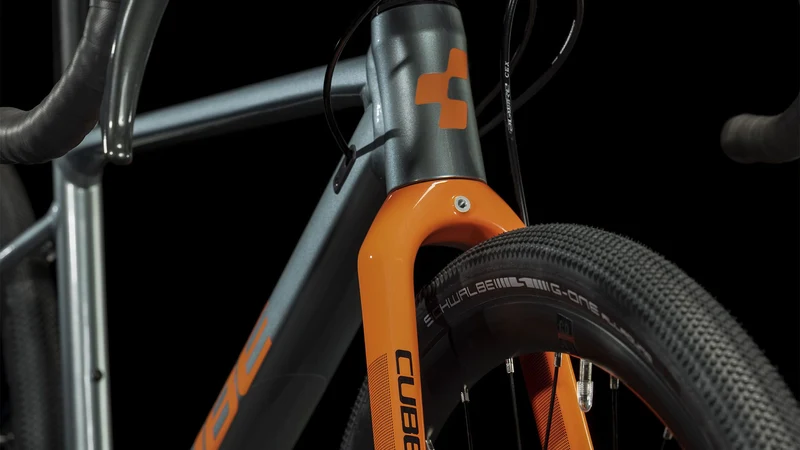 Cube Nuroad Rookie Gravelbike Diamant 27,5" smokeyfir´n´orange 46 cm/XXS