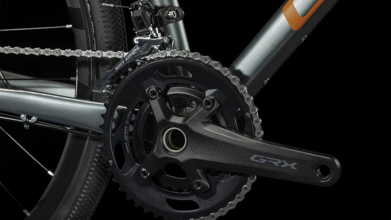 Cube Nuroad Rookie Gravelbike Diamant 27,5" smokeyfir´n´orange 46 cm/XXS