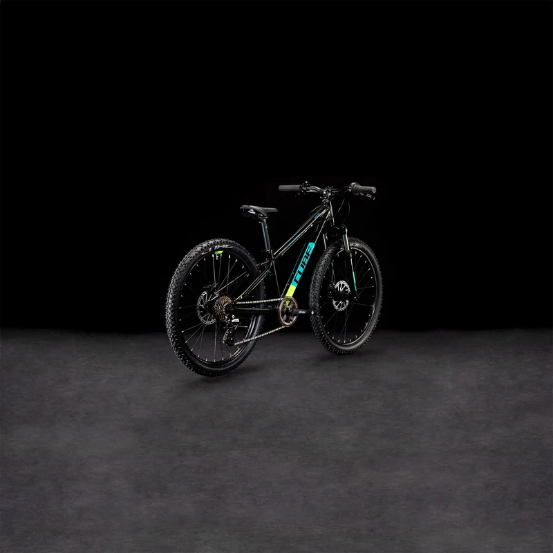 Cube Acid 240 Disc Kinderrad Diamant 24" black´n´green