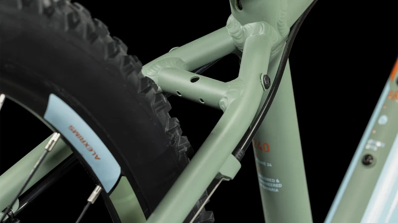 Cube Acid 240 Disc Kinderrad Diamant 24" green´n´orange