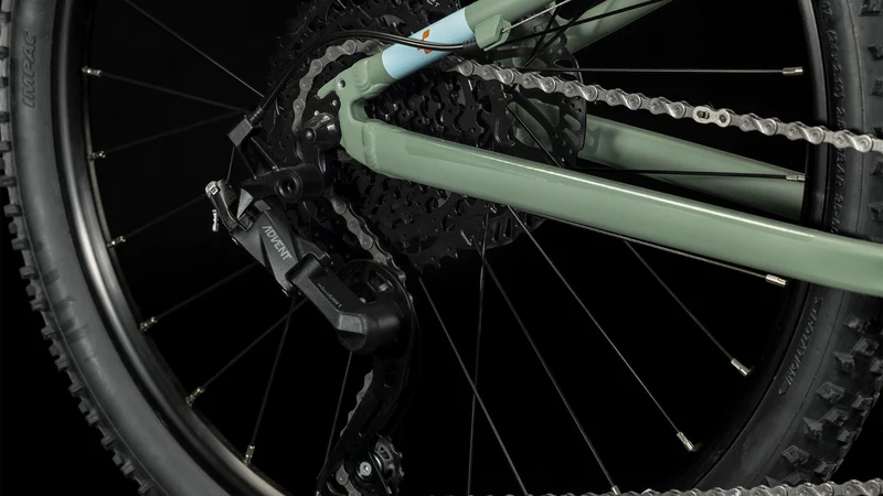 Cube Acid 240 Disc Kinderrad Diamant 24" green´n´orange