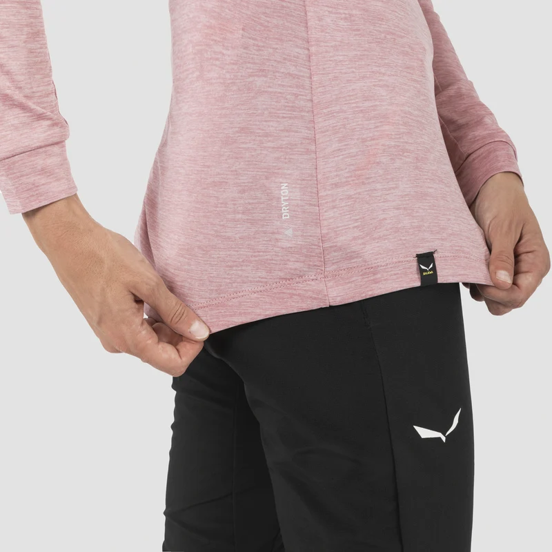 PUEZ MELANGE DRY W L/S TEE