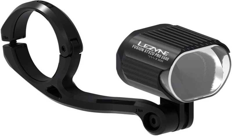 Lezyne Fusion Pro E600 StVZO E-Bike Scheinwerfer schwarz