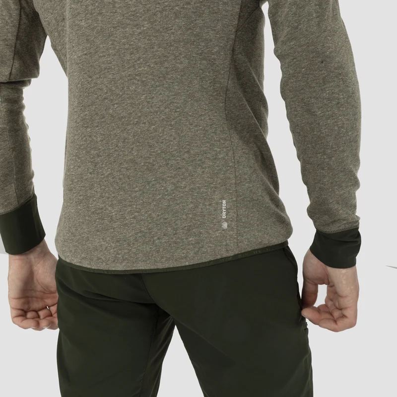 PUEZ 2 DRY M L/S HOOD FZ TEE