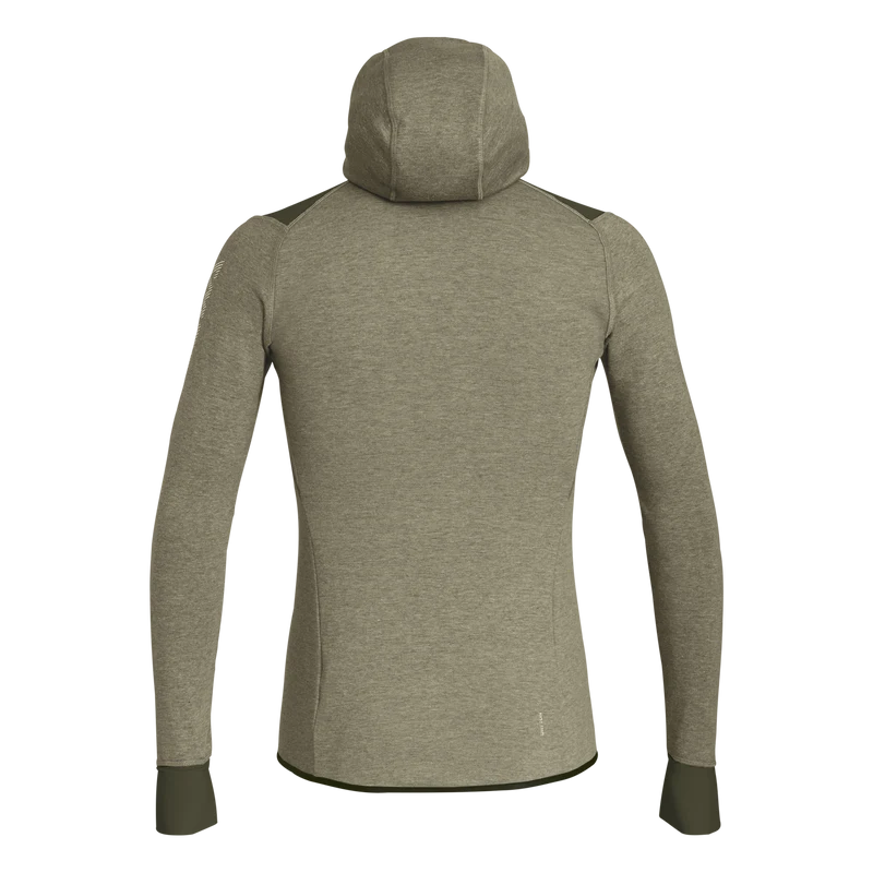 PUEZ 2 DRY M L/S HOOD FZ TEE