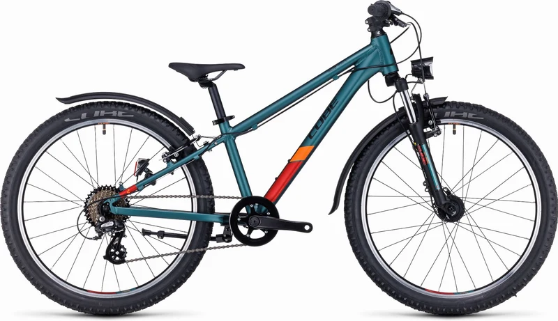 Cube Acid 240 Allroad Kinderrad Diamant 24" leaf´n´orange
