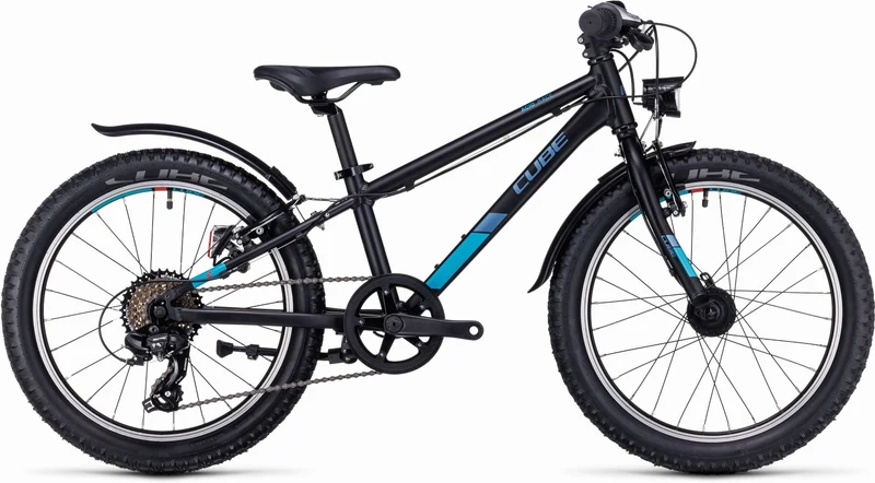 Cube Acid 200 Allroad Kinderrad 20" black´n´mint