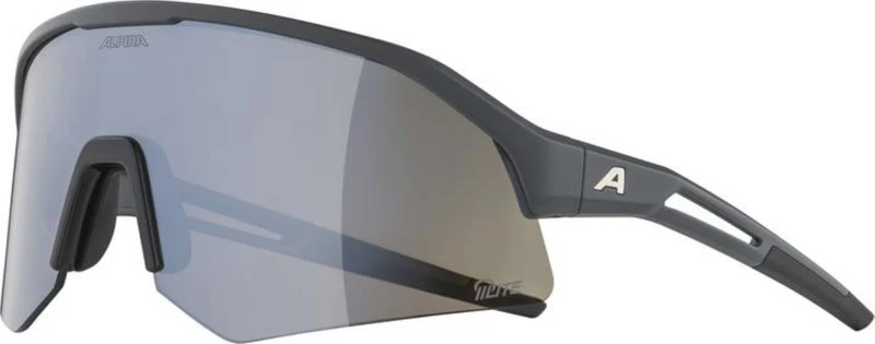 Alpina Sonic HR Q-Lite Sportbrille midnight-grey matt/mirror silver one size
