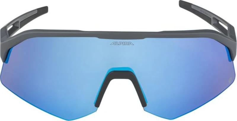 Alpina Sonic HR Q Sportbrille midnight-grey matt/mirror blue one size