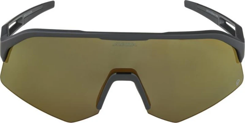 Alpina Sonic HR Q Sportbrille black matt/mirror gold one size