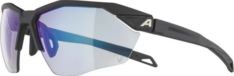 Alpina Twist Six S HR V(M) Sportbrille black matt/mirror blue one size
