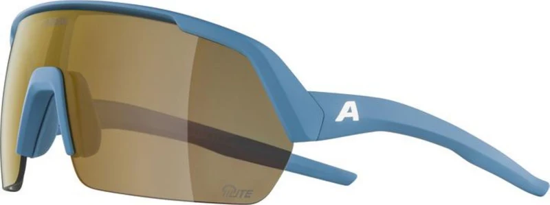 Alpina Turbo HR Q-Lite Sportbrille smoke-grey matt/mirror gold one size