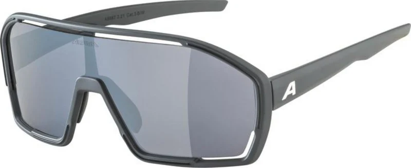 Alpina Bonfire Sportbrille midnight-grey matt/mirror green one size