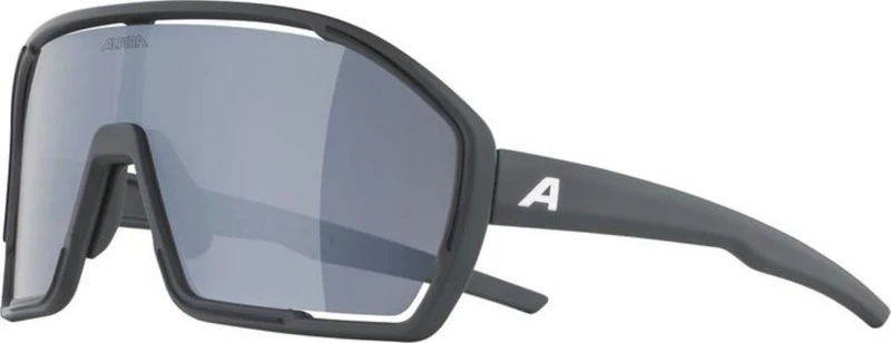 Alpina Bonfire Sportbrille midnight-grey matt/mirror green one size