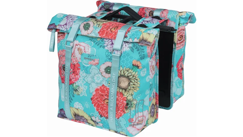 Basil Bloom Field Mik Hinterradtasche sky blue 28 - 35 L
